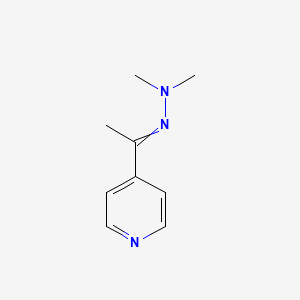 N-methyl-N-(1-pyridin-4-ylethylideneamino)methanamine