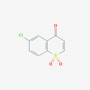 6-Chloro-1-benzothiopyran-4-one1,1-dioxide