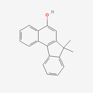 molecular formula C19H16O B1400403 7,7-二甲基-7H-苯并[C]芴-5-醇 CAS No. 154523-35-0