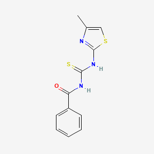 N-[(4-methyl-1,3-thiazol-2-yl)carbamothioyl]benzamide