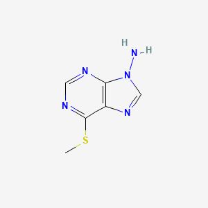 9-Amino-6-[methylthio]-9H-purine