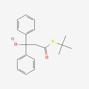 S-tert-butyl 3-hydroxy-3,3-diphenylpropanethioate