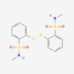 2,2'-disulfanediylbis(N-methylbenzenesulfonamide)