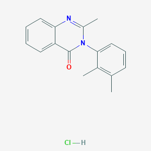 3-(2,3-Dimethylphenyl)-2-methylquinazolin-4-one;hydrochloride