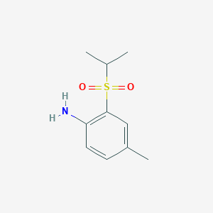 molecular formula C10H15NO2S B1400412 2-(Isopropylsulfonyl)-4-methylaniline CAS No. 1254057-09-4