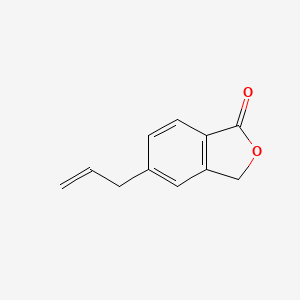 molecular formula C11H10O2 B1400413 5-烯丙基-2-苯并呋喃-1(3H)-酮 CAS No. 1073426-44-4