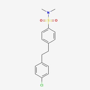 4-[2-(4-chlorophenyl)ethyl]-N,N-dimethylbenzenesulfonamide