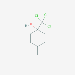 4-Methyl-1-(trichloromethyl)cyclohexanol