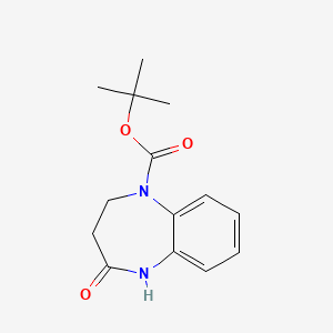 Tert-butyl 2,3,4,5-tetrahydro-4-oxobenzo[b][1,4]diazepine-1-carboxylate