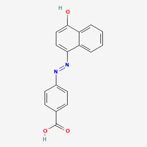 4-(4-Hydroxy-1-naphthylazo)benzoic acid