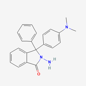 2-Amino-3-[4-(dimethylamino)phenyl]-3-phenyl-2,3-dihydro-1H-isoindol-1-one