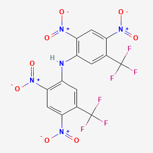 n-[2,4-Dinitro-5-(trifluoromethyl)phenyl]-2,4-dinitro-5-(trifluoromethyl)aniline