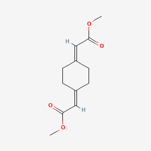 Acetic acid, 2,2'-(1,4-cyclohexanediylidene)bis-, dimethyl ester