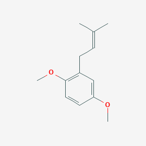 molecular formula C13H18O2 B14004466 1,4-Dimethoxy-2-(3-methylbut-2-en-1-yl)benzene CAS No. 79233-13-9