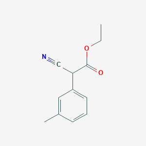 Ethyl 2-cyano-2-(3-methylphenyl)acetate