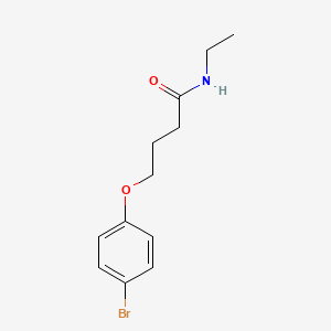 molecular formula C12H16BrNO2 B1400450 4-(4-bromophenoxy)-N-ethylbutanamide CAS No. 1456398-62-1