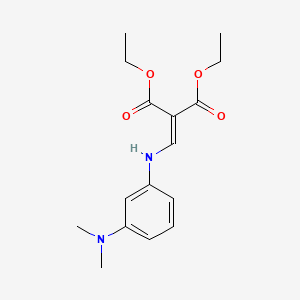 Diethyl 2-[[3-(dimethylamino)anilino]methylidene]propanedioate