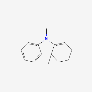 molecular formula C14H17N B14004636 4a,9-dimethyl-3,4-dihydro-2H-carbazole CAS No. 41503-36-0