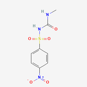 3-Methyl-1-(4-nitrophenyl)sulfonyl-urea