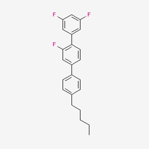 1,3-difluoro-5-[2-fluoro-4-(4-pentylphenyl)phenyl]benzene