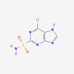 6-chloro-7H-purine-2-sulfonamide