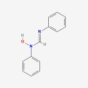 molecular formula C13H12N2O B14004790 N-Hydroxy-N,N-diphenyl-methanimidamide CAS No. 5913-00-8