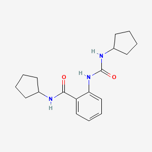 n-Cyclopentyl-2-[(cyclopentylcarbamoyl)amino]benzamide