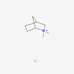 2,2-Dimethyl-2-azoniabicyclo(2.2.1)heptane iodide