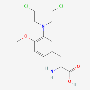 DL-Tyrosine, 3-[bis(2-chloroethyl)amino]-O-methyl-