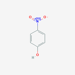 B140049 4-[Oxido(oxo)(15N)(15N)azaniumyl]phenol CAS No. 103427-15-2