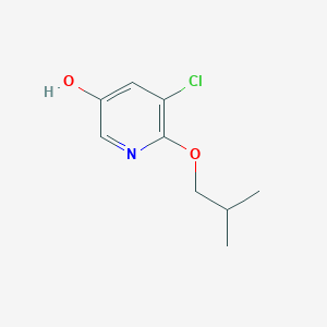 molecular formula C9H12ClNO2 B1400490 5-氯-6-异丁氧基吡啶-3-醇 CAS No. 1355066-42-0