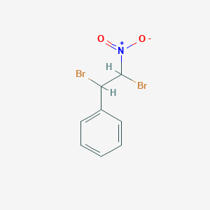 molecular formula C8H7Br2NO2 B14004928 (1,2-Dibromo-2-nitroethyl)benzene CAS No. 3425-99-8