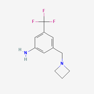 3-(Azetidin-1-ylmethyl)-5-trifluoromethyl-aniline