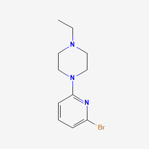 molecular formula C11H16BrN3 B1400499 1-(6-溴吡啶-2-基)-4-乙基哌嗪 CAS No. 1226985-88-1