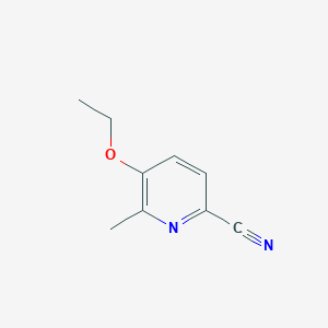 5-Ethoxy-6-methylpicolinonitrile