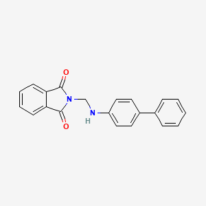 2-[(4-Phenylanilino)methyl]isoindole-1,3-dione