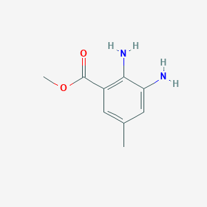 molecular formula C9H12N2O2 B1400502 2,3-二氨基-5-甲基苯甲酸甲酯 CAS No. 1248541-73-2