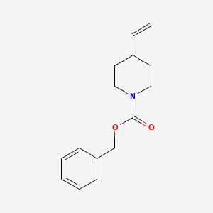 molecular formula C15H19NO2 B1400508 Benzyl 4-ethenylpiperidine-1-carboxylate CAS No. 138163-09-4