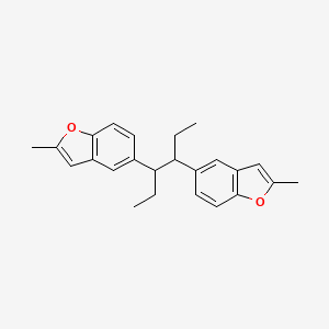 5,5'-Hexane-3,4-diylbis(2-methyl-1-benzofuran)