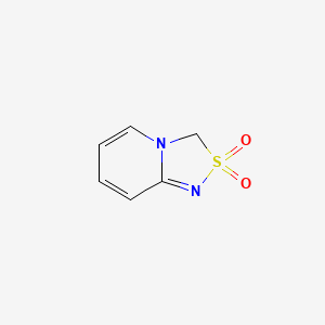 molecular formula C6H6N2O2S B14005173 3H-[1,2,4]thiadiazolo[4,3-a]pyridine 2,2-dioxide CAS No. 42897-75-6