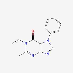 1-Ethyl-2-methyl-7-phenylpurin-6-one