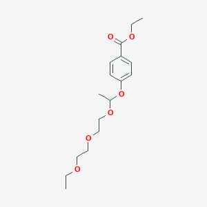 Ethyl 4-[1-[2-(2-ethoxyethoxy)ethoxy]ethoxy]benzoate