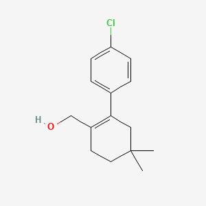B1400525 (2-(4-Chlorophenyl)-4,4-dimethylcyclohex-1-enyl)methanol CAS No. 1228780-51-5