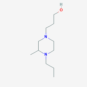 3-(3-Methyl-4-propylpiperazin-1-yl)propan-1-ol