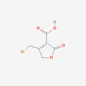 4-(Bromomethyl)-2-oxo-2,5-dihydrofuran-3-carboxylic acid