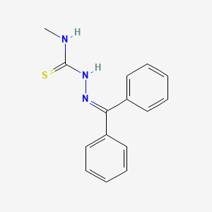 molecular formula C15H15N3S B14005300 1-(Benzhydrylideneamino)-3-methylthiourea CAS No. 27421-66-5