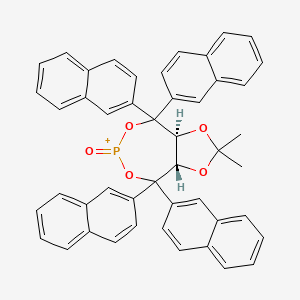 (3AS,8aS)-2,2-dimethyl-4,4,8,8-tetra(naphthalen-2-yl)tetrahydro-[1,3]dioxolo[4,5-e][1,3,2]dioxaphosphepine 6-oxide