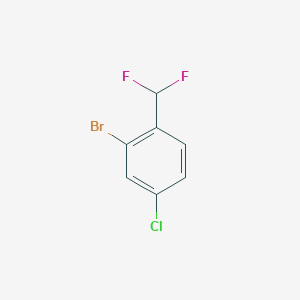 2-Bromo-4-chloro-1-(difluoromethyl)benzene