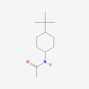 molecular formula C12H23NO B14005382 Acetamide,N-[4-(1,1-dimethylethyl)cyclohexyl]- CAS No. 31865-33-5