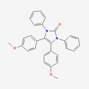 4,5-Bis(4-methoxyphenyl)-1,3-diphenyl-1,3-dihydro-2h-imidazol-2-one